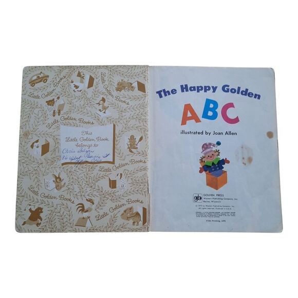 Little Golden Books Set - The Happy Golden ABC & The Ugly Duckling - Picture 2 of 6